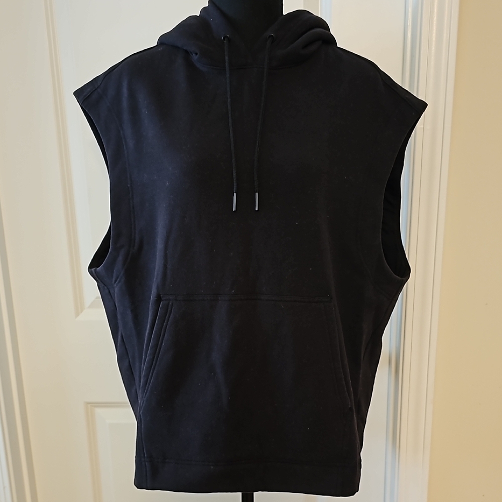 Athleta oversized sleeveless hoodie pullover